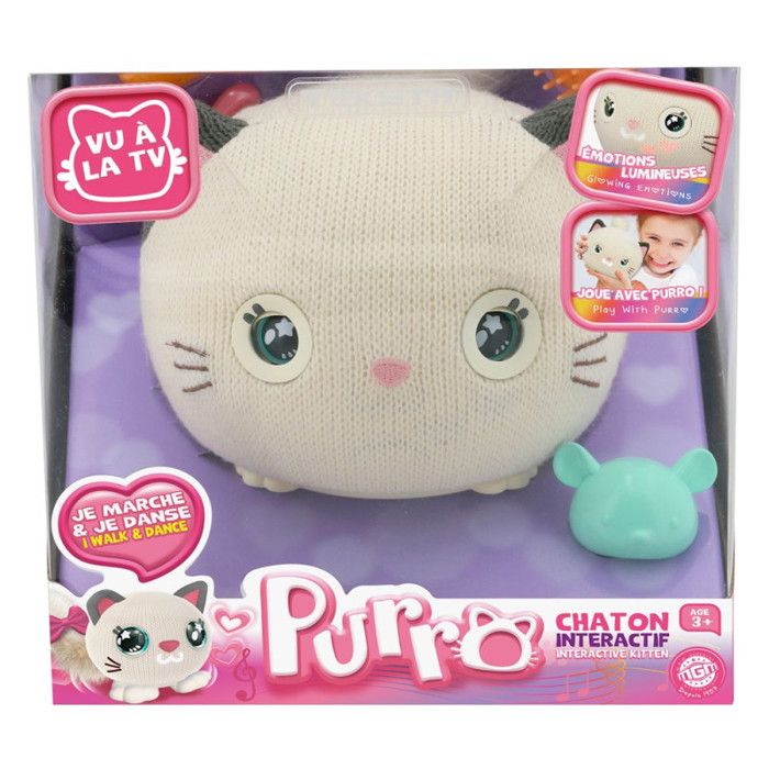 Chat Robot Interactif - Peluche Tactile Et Vocale - Compagnon Intelligent Pour Tous âges