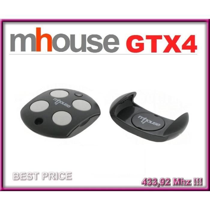 Mhouse GTX4/ C Mhouse TX4/ Compatible Mando a distancia transmisor 433,92/ mhz distancia de repuesto para Alta calidad. MHOUSE GTX4