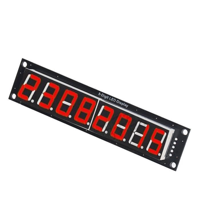 Module Afficheur LED 7 Segments - 6 Digits - 0.56 Pouces - TM1637 - Jaune - Pour Arduino Et Projets DIY
