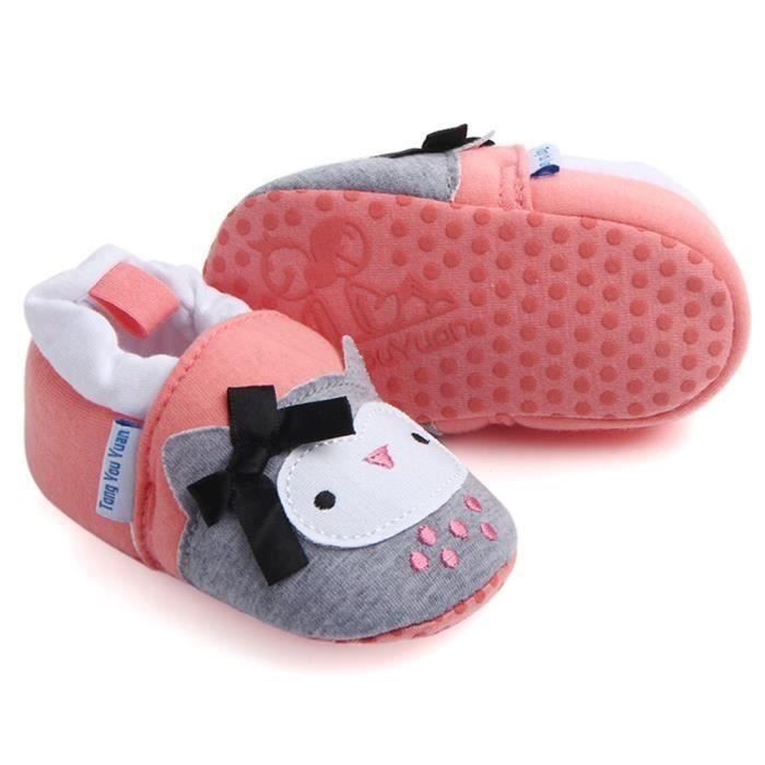 Chaussons D'éveil Pour Bébé Fille Sterntaler - En Toile, Semelle Antidérapante Cousue - Doublure Jersey - Taille Unique Selon âge - 3
