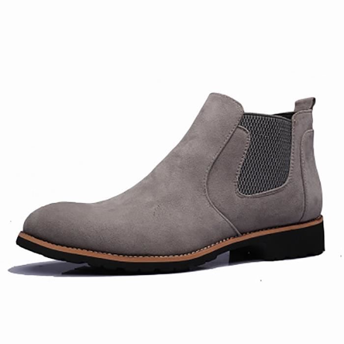 Chelsea Boots Bottines Talon Homme Eram Bottines Chelsea Daim