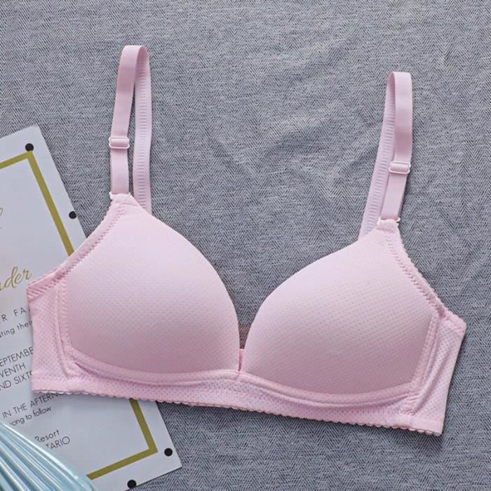 Soutien gorge Ajustable Sans Fil MARQUE Rose Confortable Pour 