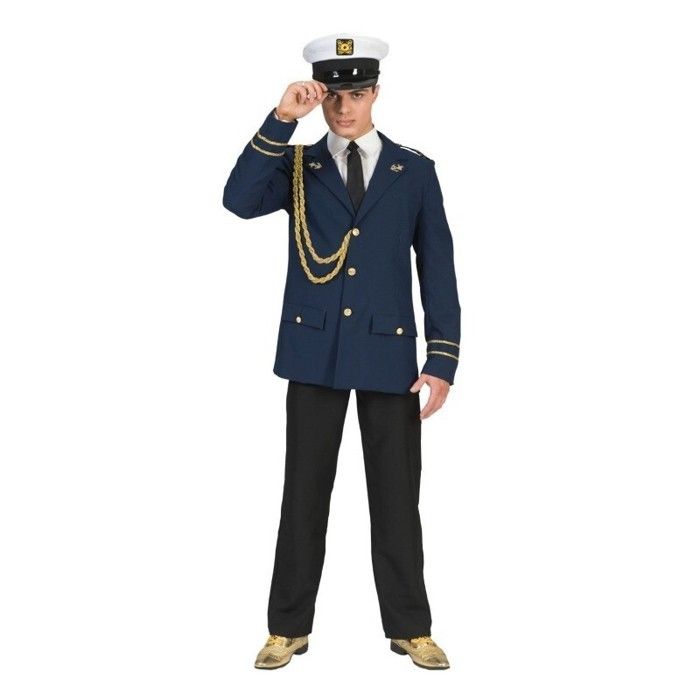Widmann amiral capitaine marin veste bleu or Blazer Hommes Costume Carnaval