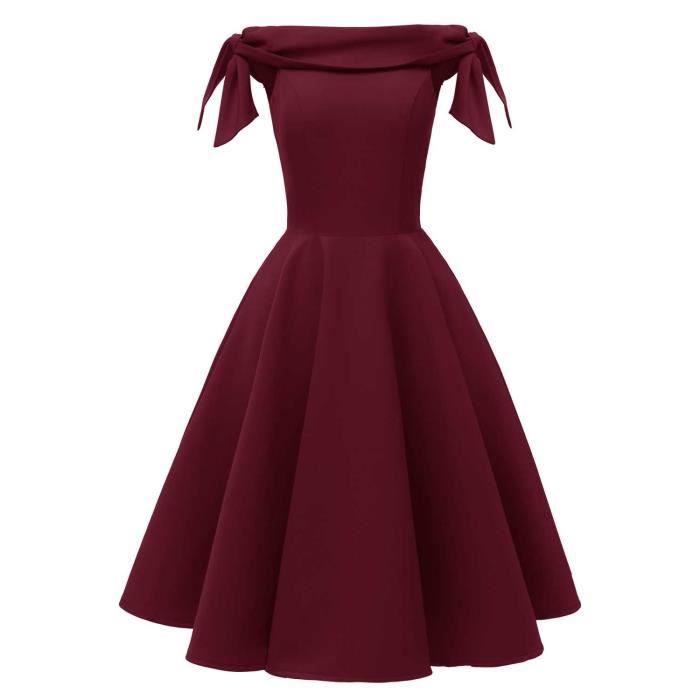 Robe shop vin rouge