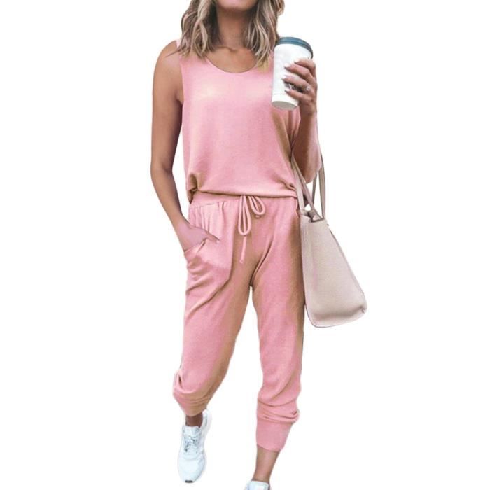 Survêtement Femme - Minetom - Casual Jogging Pyjama D'Intérieur