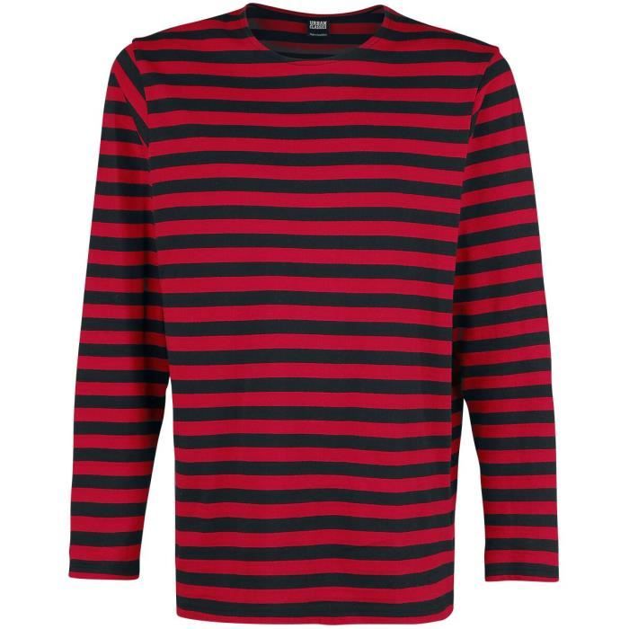 Urban Classics Haut Manches Longues Ray Homme T shirt manches