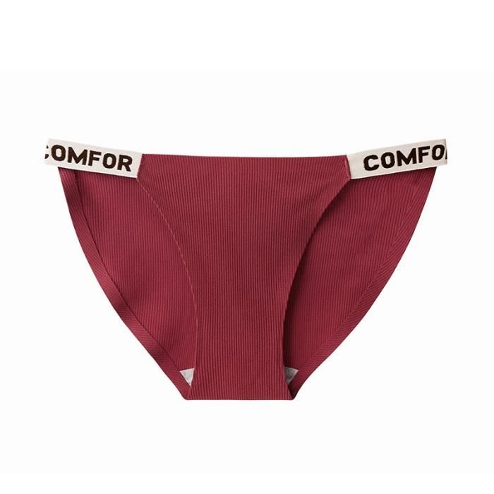 Culotte Femme Taille Haute Coton Dentelle - Anti-bactérien, Ventre Plat, Respirant, Grandes Tailles