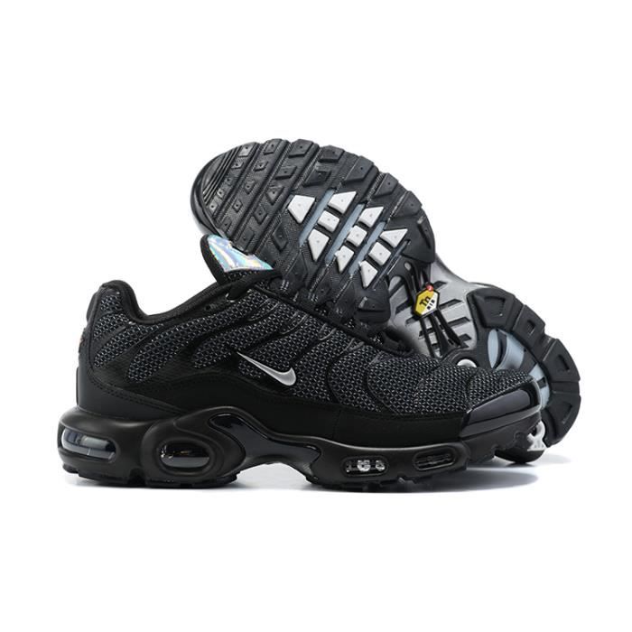 Baskets Nike Air Max Plus TN Homme Chaussures Entraînement de Sport Noir  Gris Noir gris - Cdiscount Chaussures