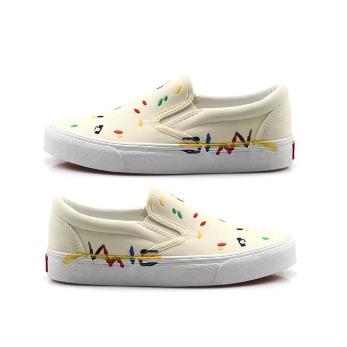 Chaussures Sanuk Donna Patriot Pour Filles – Modèle Trottoir – Ambiance Surfeurs – Icone Américaine