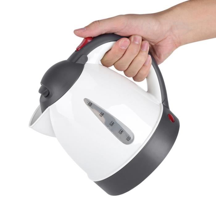 Bouilloire Voiture Riloer 12V/24V - 1200ml Acier Inoxydable, Chauffage Rapide, Double Mode