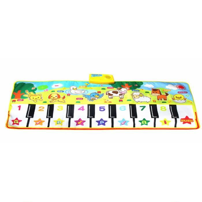 Tapis Musical Bebe Theme Animal Educatif Apprentissage Jouet Enfants Bebe Jouet Type De Jeu Tapis De Musique 135x58cm Cdiscount Jeux Jouets