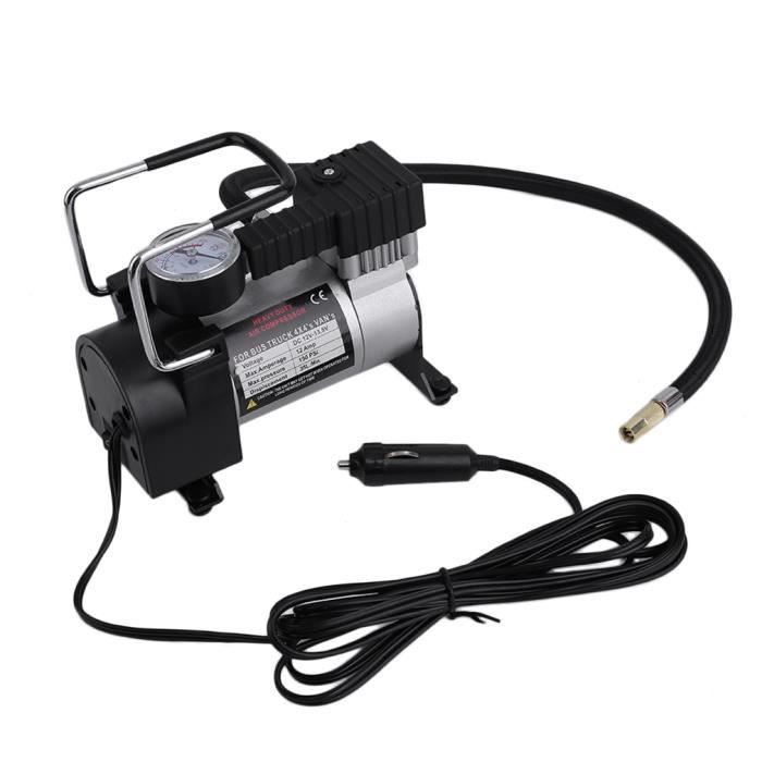 NEUFU 12V Compresseur D'air 180 PSI Manomètre Réservoir 4 Litres Kit