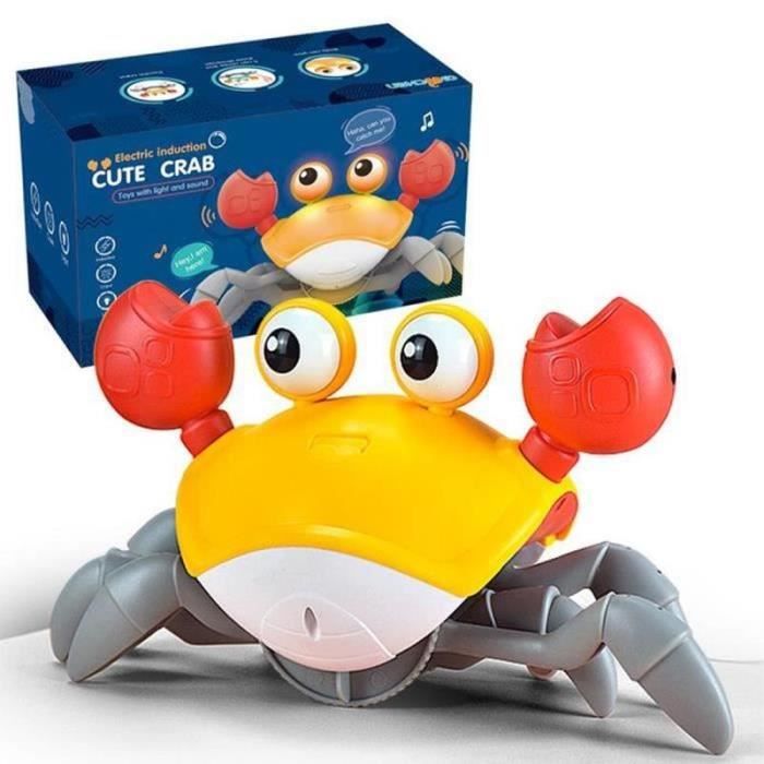 Comparer les prix de Crabe Qui Marche BebeJouet Bebe 1 2 Ans - Cadeau Enfant Garcon Fille Jouets D'éveil Musicaux Jeu Jouet Bebe 3-6-12 Mois - Orange