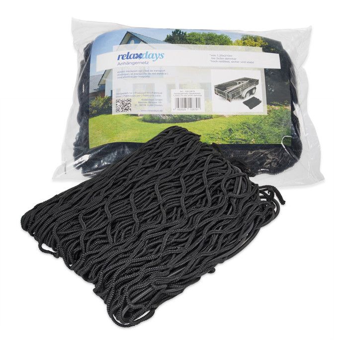 Filet De Conteneur Et De Remorque PEHD - Taille 3x6 M, Maille Fine, Résistant Aux UV, Avec œillets En Laiton
