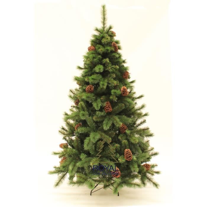 Sapin De Noel Artificiel Colorado Sapin De Noel Artificiel Colorado Premium Pp Pvc Pommes De Pin 180 Cm Vert Royal Christmas Cdiscount Maison