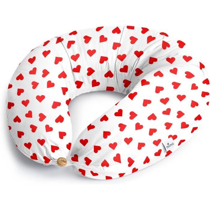 Coussin De Grossesse En Mousse Mémoire - Soutien Ventre Et Dos, Réglable - Pour Dormir Sur Le Côté, 15 Cm - Rouge