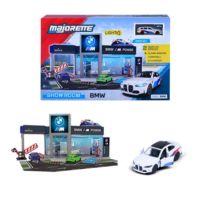 MAJORETTE Majo BMW Diorama + 1 Véhicule Dès