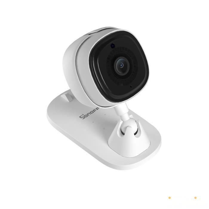 SONOFF CAM Slim Caméra de sécurité IP WiFi Alarme de mouvement 1080P Liaison de scène audio bidirectionnelle via eWeLink