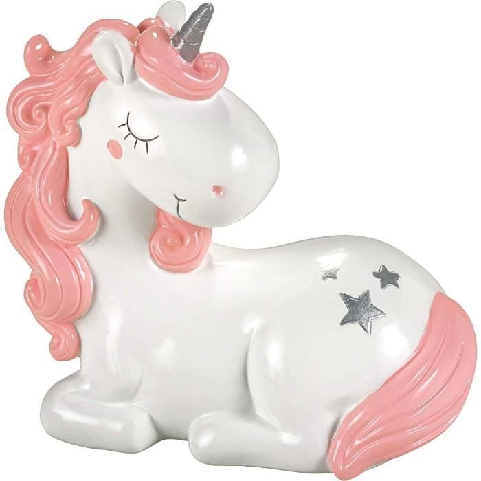 Mousehouse Statua Ornamentale Fata E Unicorno – 23 Cm – Limited Edition Con Glitter Oro – Regalo Per Bambine