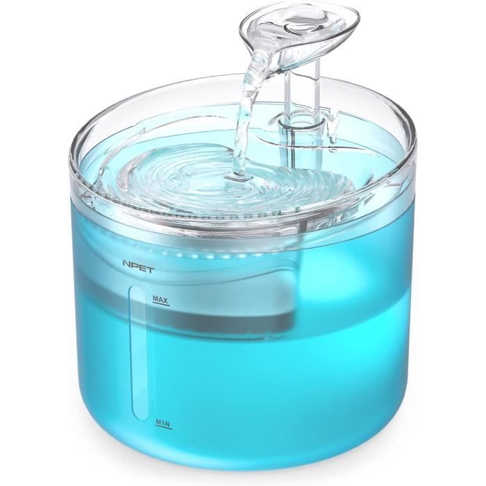 Arespark 3L Fontaine à Eau Pour Chat, Silencieuse Fontaine Pour Chat