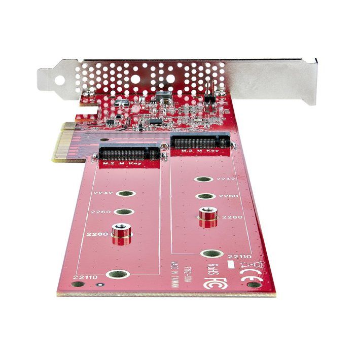 Adaptateur PCIe StarTech QUAD-M2-PCIE-CARD-B – 4 Ports M.2 NVMe/AHCI, PCIe 4.0 - vue 8