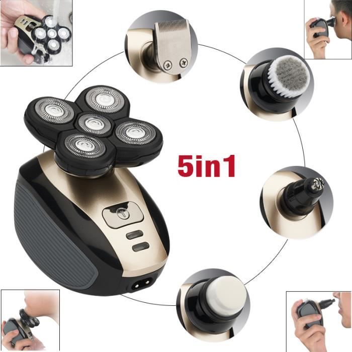 Tondeuse Barbe Homme,Tondeuse Cheveux Professionnel Rasoir Barbe Electriques Tondeuse Barbe Et