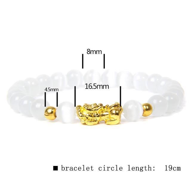 Bracelet Vintage Ancien Avec Maillons Et Perle Blanche - Pièce Unique Décorative Numérotée *3301