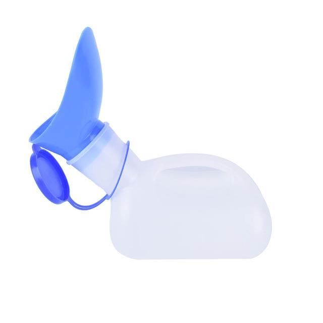 2 Urinoirs Portables Unisexe 1000ml - Avec Couvercle Anti-Fuites, Pour Voiture, Camping, Urgence