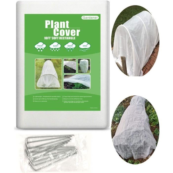 Housse De Protection Hivernale Pour Racines De Plantes - Taille 30x30x100 Cm - Brun, Réutilisable, Résistante Aux Intempéries