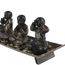 Statue 3 Bonzes Bébé Emblème - Ne Rien Voir, Ne Rien Entendre, Ne Rien Dire - Décoration Zen 9 Cm - Ambiance Paisible Et Sereine - Idée Cadeau Unique - Zen’Light