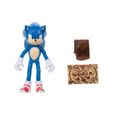 Figurine articulée Sonic - JAKKS PACIFIC - 41495 - 10cm - Personnage Sonic + Accessoires Cartes-1