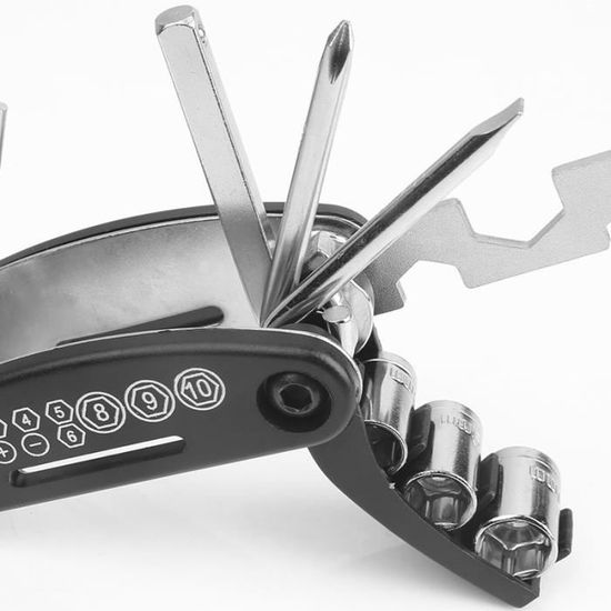 Kit Multi-outils De Réparation Vélo – 15 Fonctions – Tout-en-un – Neuf – Stock US