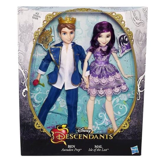 Poupee Disney Descendants Pack De 2 Poupees Ben Et Mal Achat Vente Poupee Cdiscount