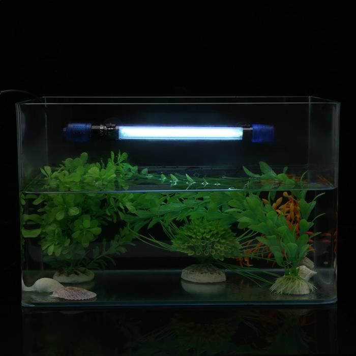 ESTINK Lampe propre pour aquarium Lampe UV pour aquarium 22W Dos