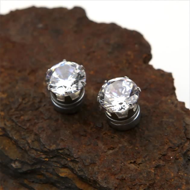 8 Paires Boucle Aimantée Homme, Boucles D'Oreilles Créoles