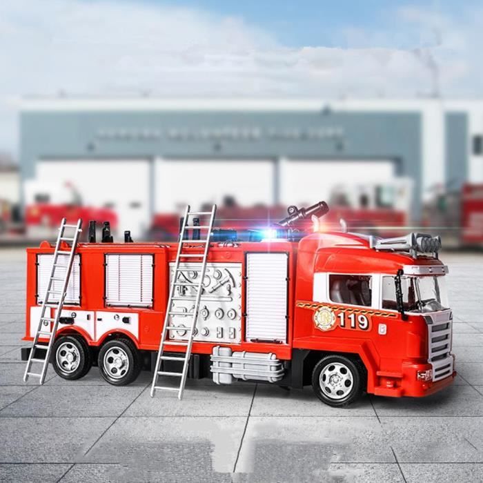 Pulvérisateur d'eau télécommandé de camion de pompiers RC avec pulvérisateur  d'eau de sirène légère Water Spray RC Car Toys - Cdiscount Jeux - Jouets