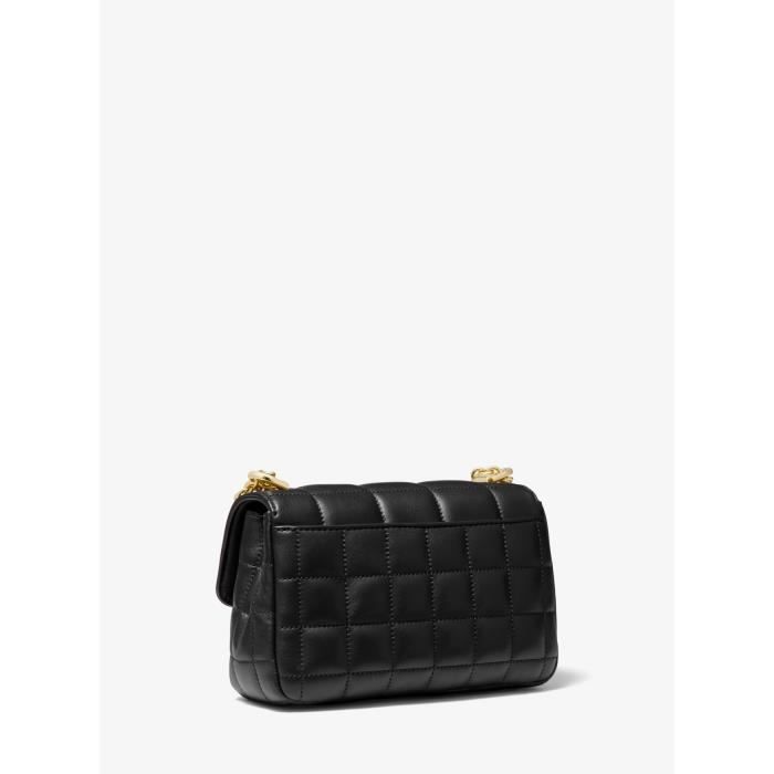 Michael Kors Petit sac port paule Soho en cuir matelass Noir