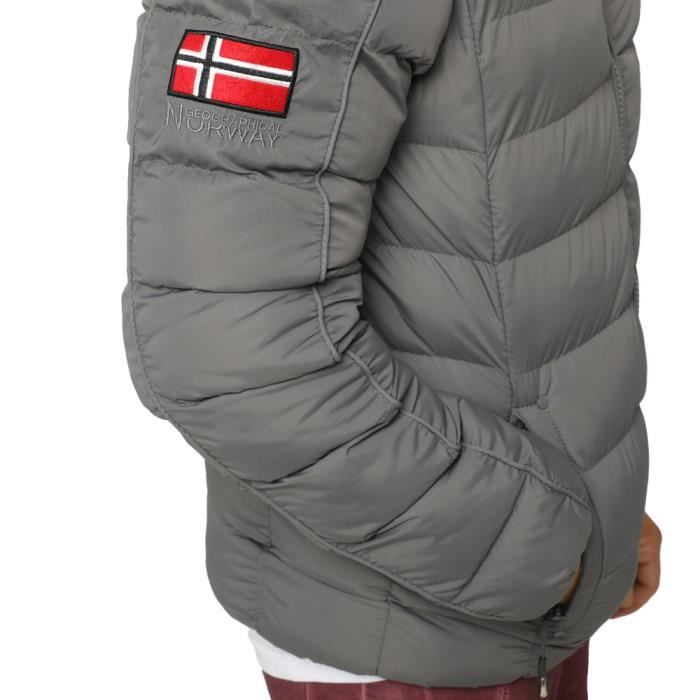 GEOGRAPHICAL NORWAY Doudoune BELLISSIMO Gris Homme Gris