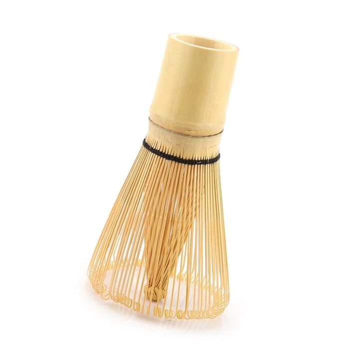 Fouet à Matcha 100 Broches – Chasen En Bambou, Semi-fait Main, Pour Thé En Poudre