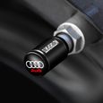 Bouchons de valve de roue chromés Audi logo pour voiture Audi Capuchon de valve de pneu de voiture Audi-2