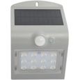 Applique murale solaire EZSOLAR 220 lumens 12 LED détecteur de mouvements-2