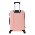 Valise Moyenne 4 roues 65cm ABS Rose Saumon - Tropic - SuperFly-2