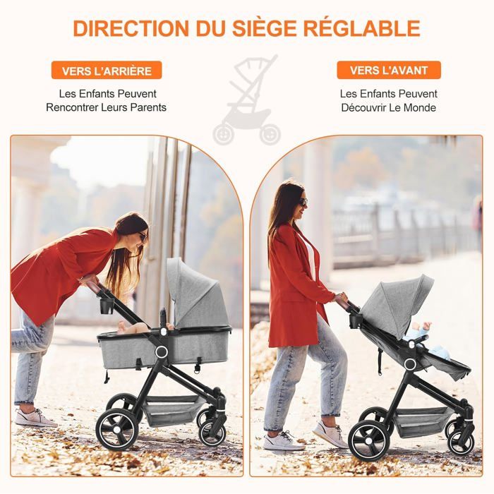 Poussette 2ème âge avec siège inclinable online