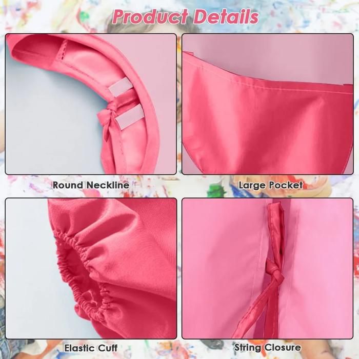Tablier de peinture pour enfants - Imperméable - À manches longues