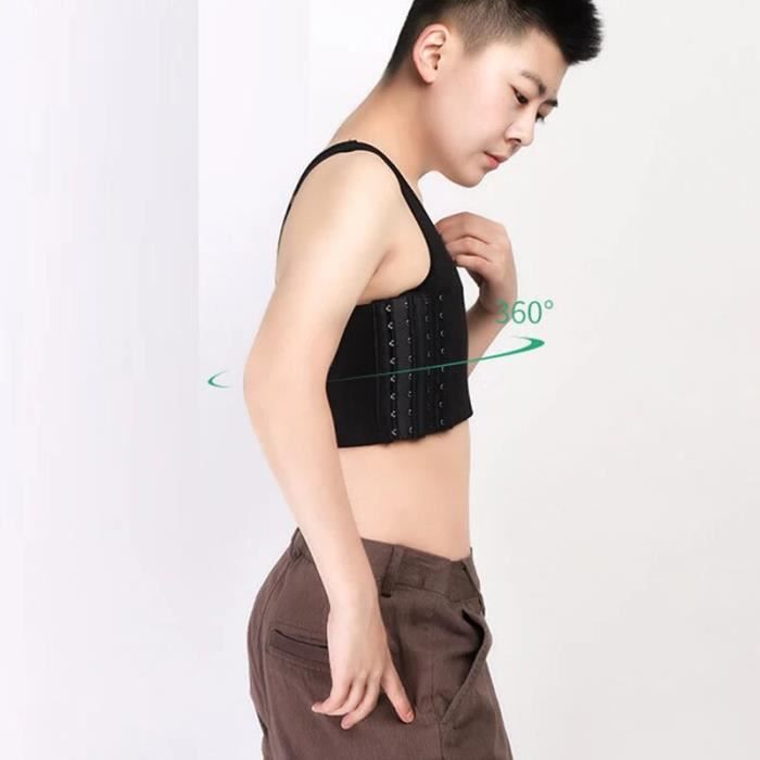 Soutien gorge de Sport en coton bandeau Super elastique pour renforcer le corps Black B6730 Blanc Cdiscount Pret a Porter