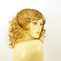 Perruque Femme Mi-longue Charlotte - Châtain Cuivré Méché Blond - Synthétique - Taille M