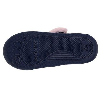 Chaussons Bottillons Fille Isotoner – Fermeture Scratch, Semelle Antidérapante, Taille 23, Doux Et Chauds