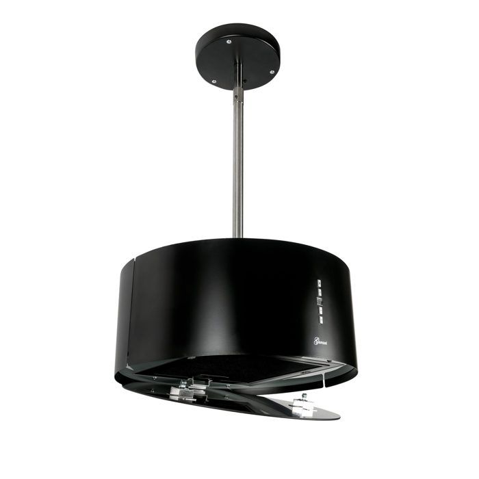 Cappa Ad Isola Gurari GCH I 237 50 BL - Ricircolo, 860m³/h, Nero - Con Telecomando, LED E Filtro Carbone - Foto 7