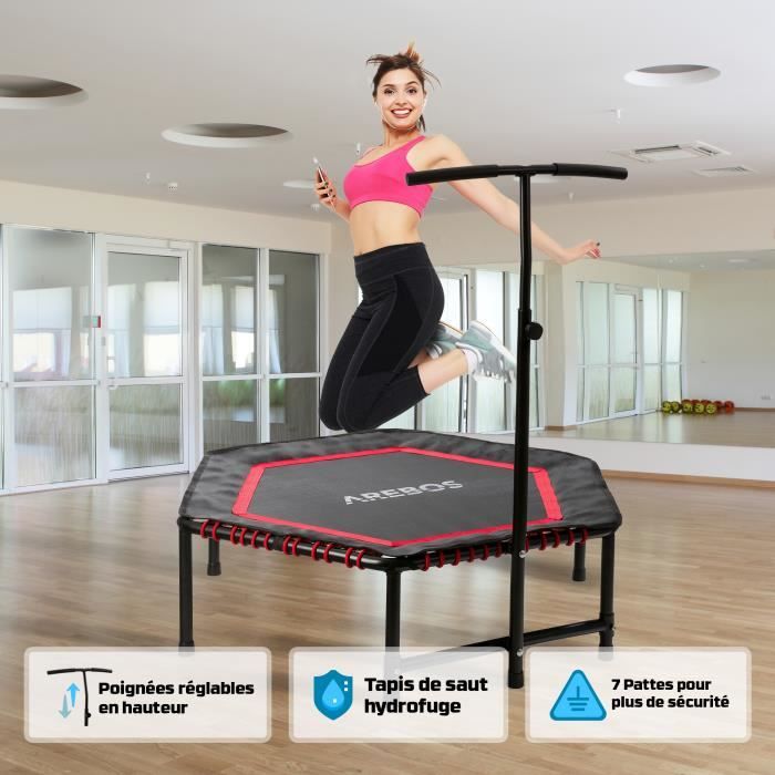 Arebos fitness trampoline 2025