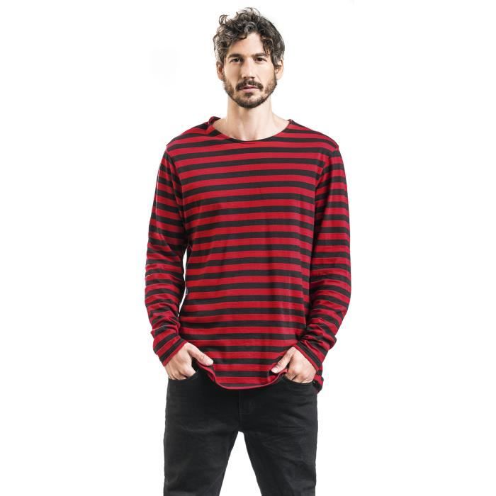 T-shirt homme manches longues Etoile Rouge